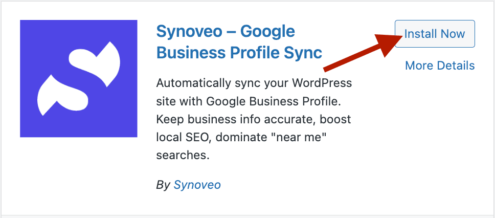 Install Synoveo plugin
